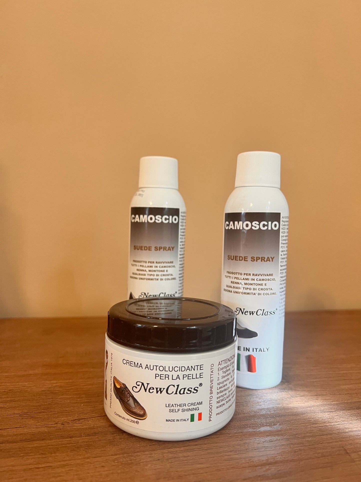 Set 2 camoscio, testa di moro