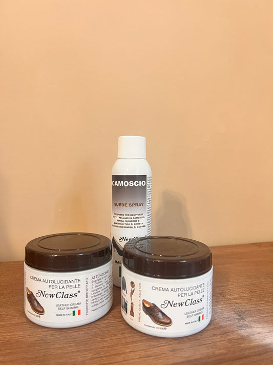 Set 2 testa di moro, camoscio