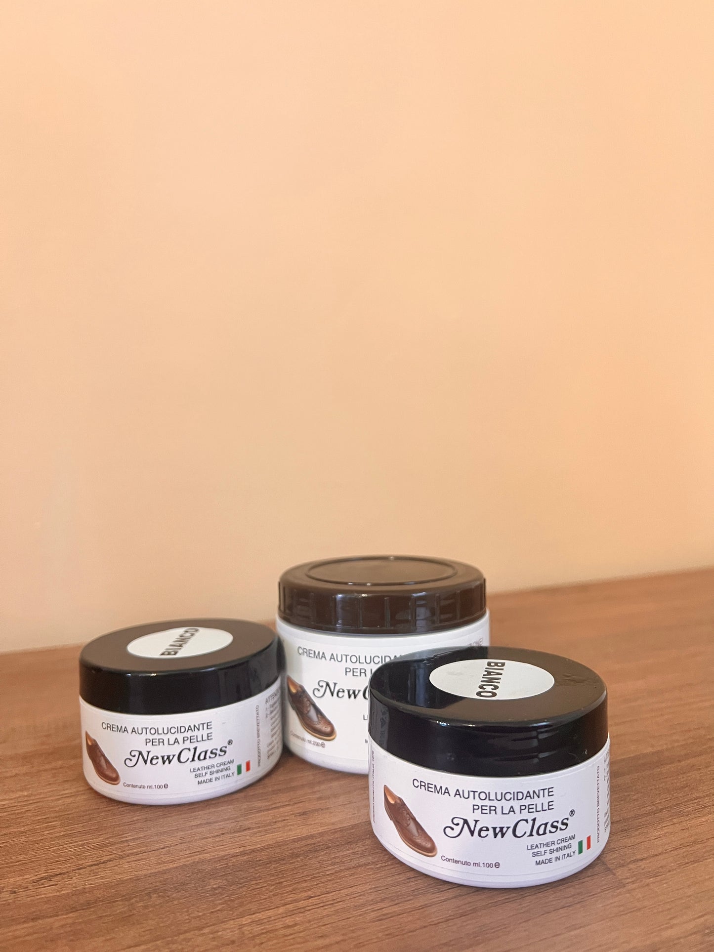 Set 2 pelle bianca, testa di moro